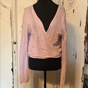 Jessica Simpson Blush V-Neck Sweater